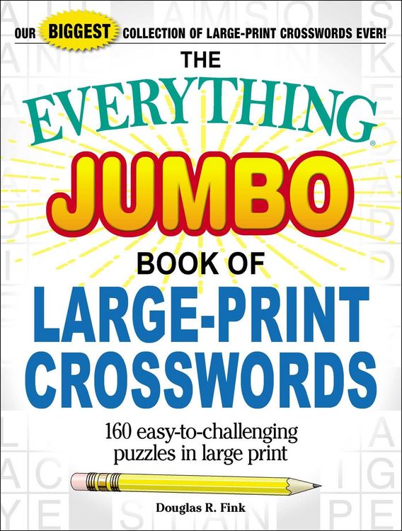 Produktbild: The Everything Jumbo Book of Large-Print Crosswords