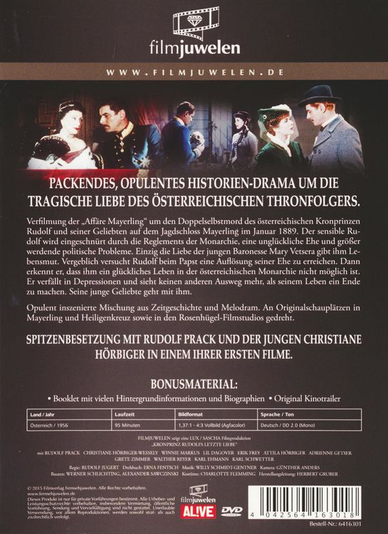 Produktbild: Kronprinz Rudolfs letzte Liebe