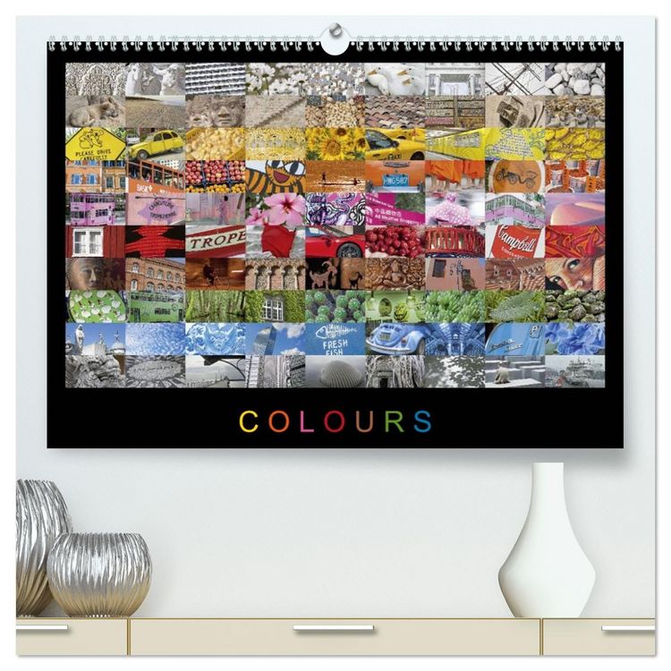 Produktbild: Colours (hochwertiger Premium Wandkalender 2026 DIN A2 quer), Kunstdruck in Hochglanz