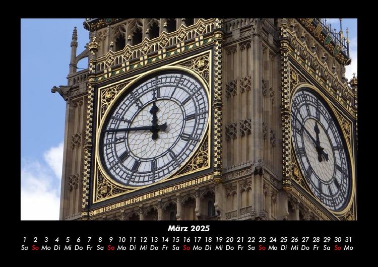 Produktbild: London 2025 Fotokalender DIN A3