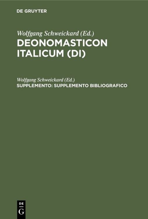 Produktbild: Supplemento bibliografico