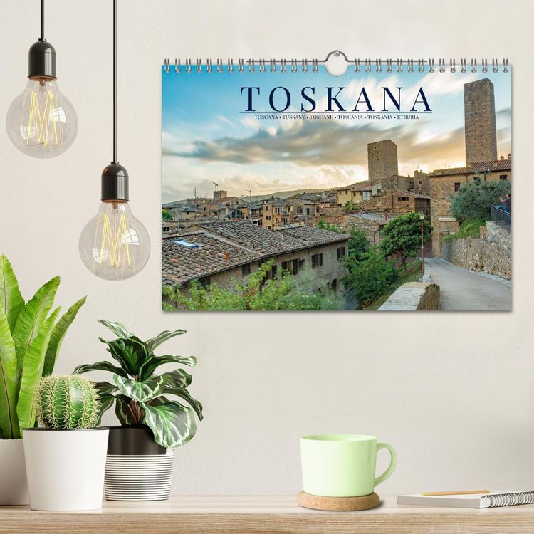 Produktbild: Motive der Toskana (Wandkalender 2026 DIN A4 quer), CALVENDO Monatskalender