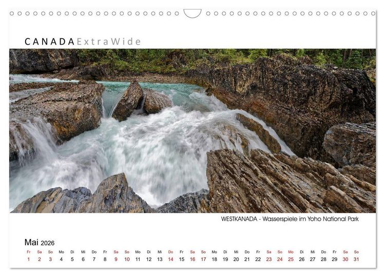 Produktbild: Impressionen aus Westkanada (Wandkalender 2026 DIN A3 quer), CALVENDO Monatskalender