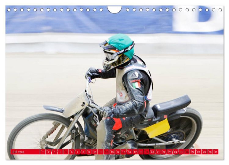 Produktbild: Speedway Sandbahn (Wandkalender 2026 DIN A4 quer), CALVENDO Monatskalender
