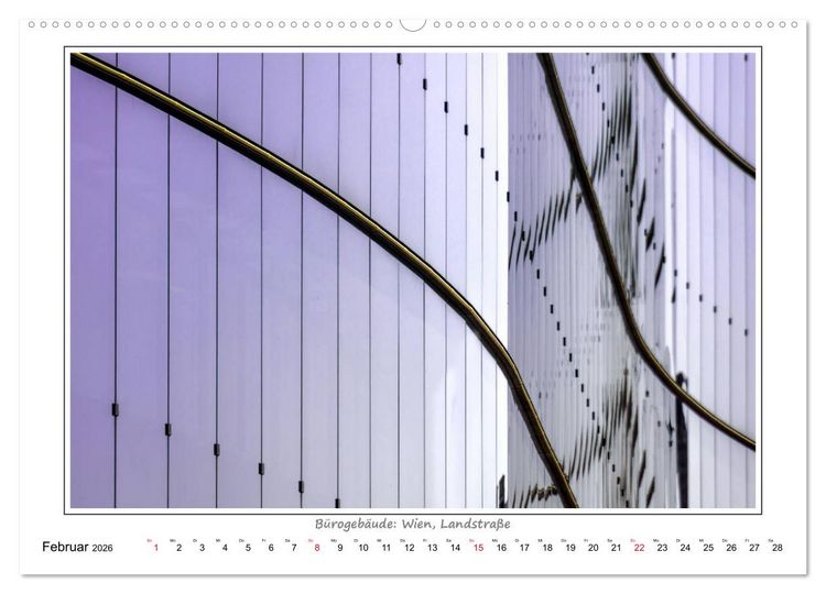 Produktbild: Details zeitgen&ouml;ssischer Architektur (Wandkalender 2026 DIN A2 quer), CALVENDO Monatskalender