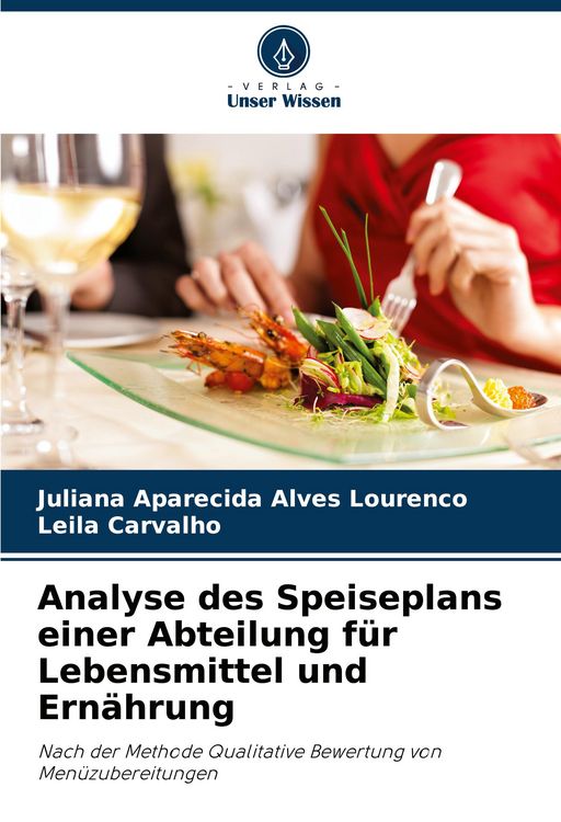 Produktbild: Analyse des Speiseplans einer Abteilung f&uuml;r Lebensmittel und Ern&auml;hrung
