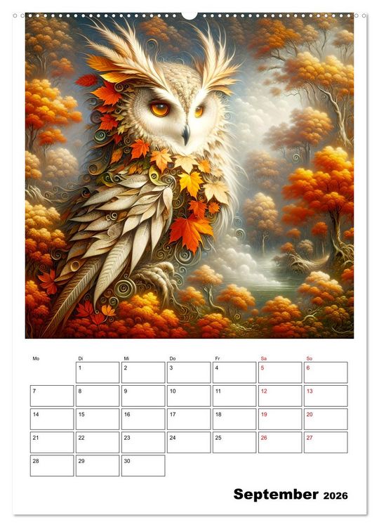 Produktbild: Jahreszeiten der Weisheit (Wandkalender 2026 DIN A2 hoch), CALVENDO Monatskalender