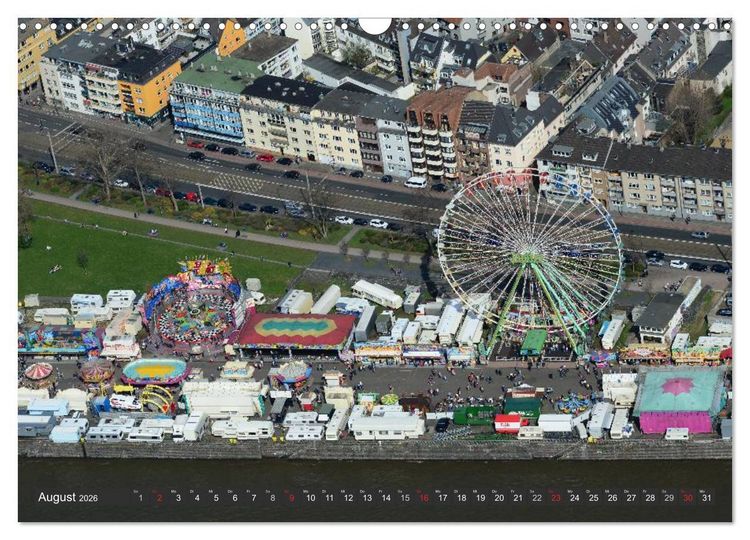 Produktbild: K&ouml;ln - Die Rheinmetropole aus der Luft (Wandkalender 2026 DIN A3 quer), CALVENDO Monatskalender