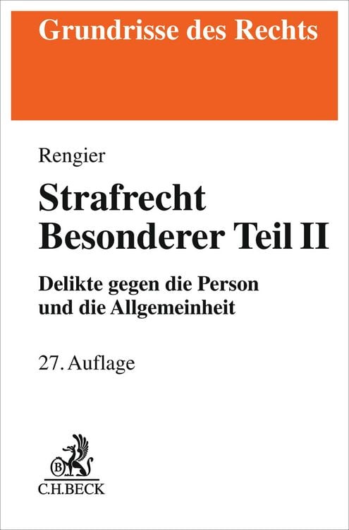 Produktbild: Strafrecht Besonderer Teil II