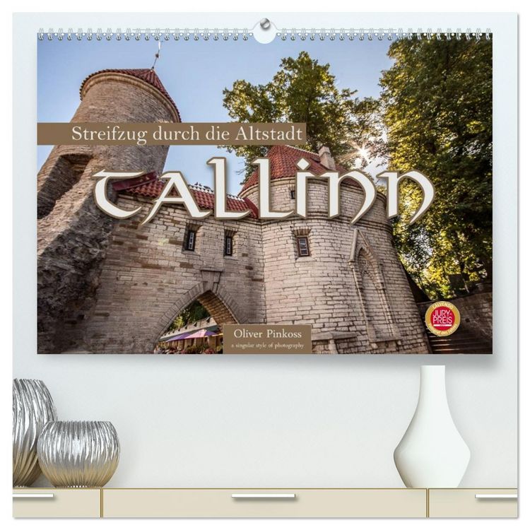 Produktbild: Tallinn - Streifzug durch die Altstadt (hochwertiger Premium Wandkalender 2026 DIN A2 quer), Kunstdruck in Hochglanz