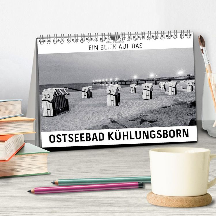 Produktbild: Ein Blick das Ostseebad K&uuml;hlungsborn (Tischkalender 2026 DIN A5 quer), CALVENDO Monatskalender