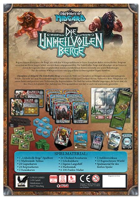 Produktbild: Champions of Midgard - Die unheilvollen Berge Erweiterung