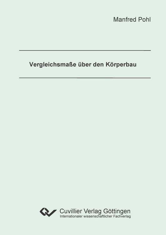 Produktbild: Vergleichsma&szlig;e &uuml;ber den K&ouml;rperbau