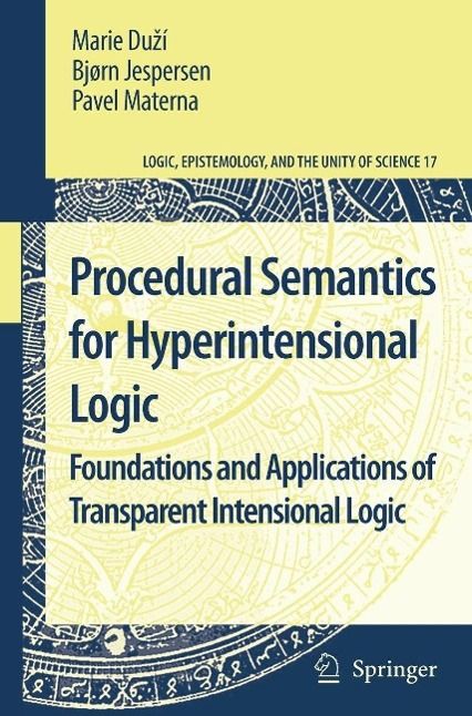 Produktbild: Procedural Semantics for Hyperintensional Logic