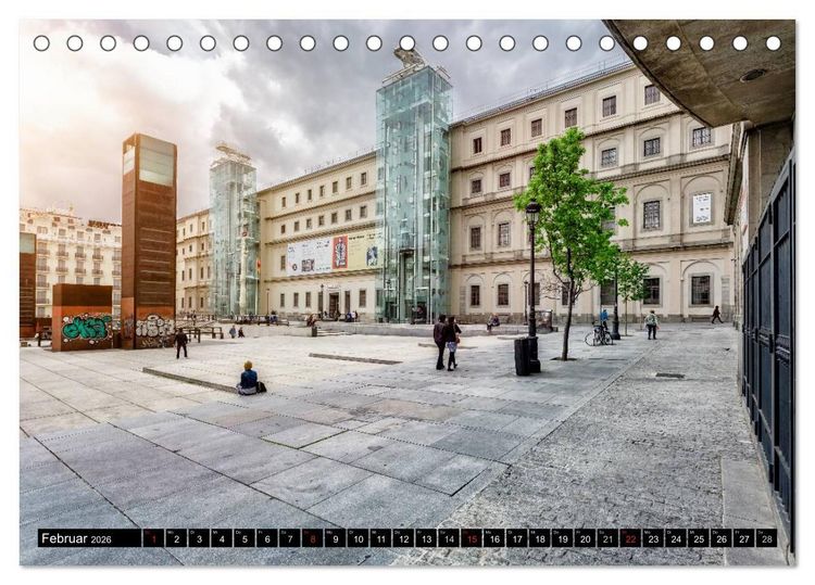 Produktbild: Madrid entdecken (Tischkalender 2026 DIN A5 quer), CALVENDO Monatskalender