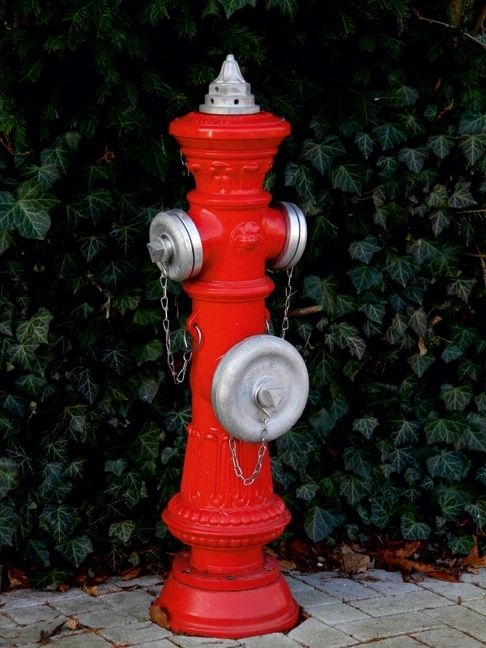 Produktbild: CALVENDO Puzzle Roter Hydrant | 1000 Teile Lege-Gr&ouml;&szlig;e 64x48cm Foto-Puzzle f&uuml;r gl&uuml;ckliche Stunden