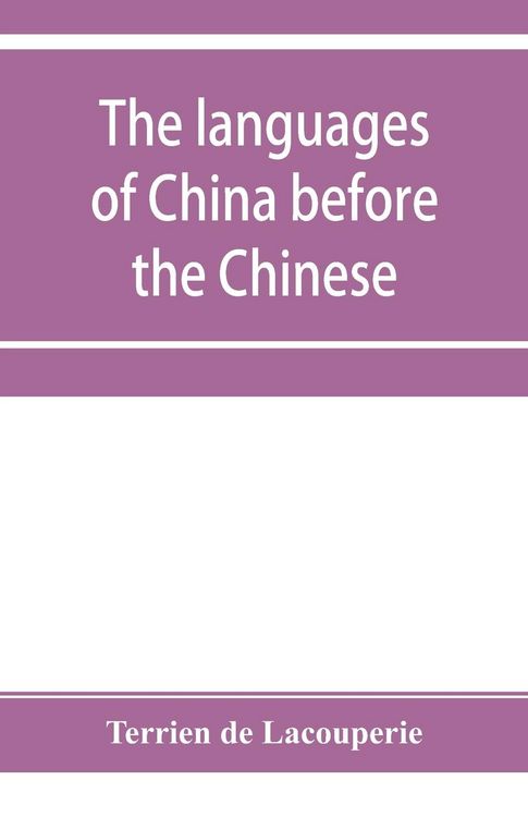 Produktbild: The languages of China before the Chinese