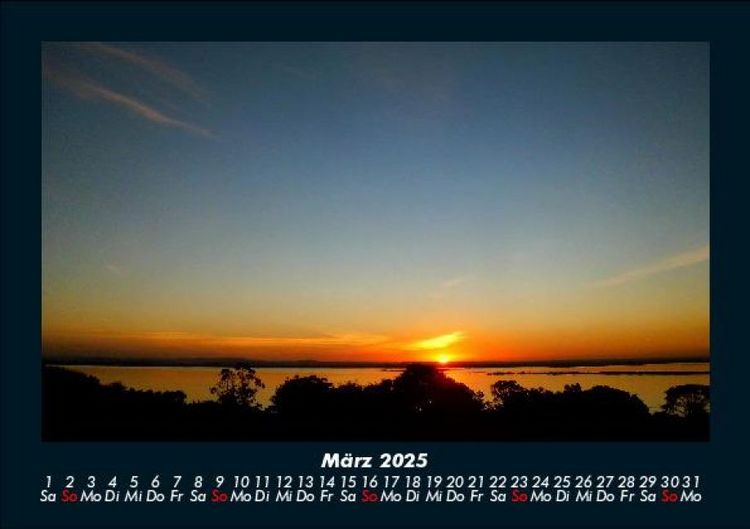 Produktbild: Sonnenuntergang 2025 Fotokalender DIN A5