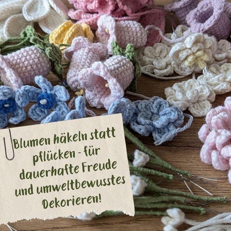 Produktbild: Romantische Blumen h&auml;keln