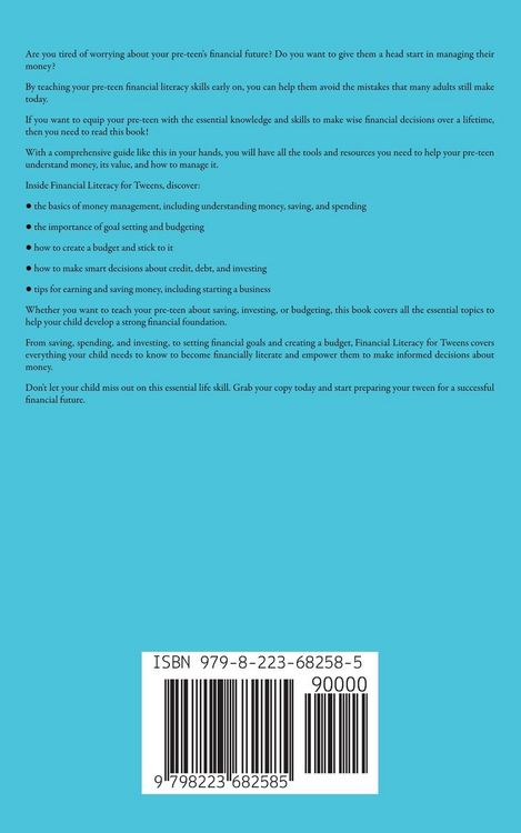 Produktbild: Financial Literacy for Tweens