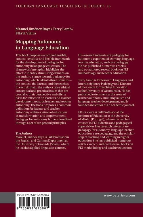 Produktbild: Mapping Autonomy in Language Education
