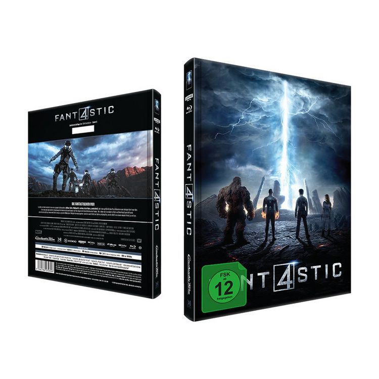 Produktbild: Fantastic Four (2015) ltd Mediabook - Cover C (Ultra HD + BD)