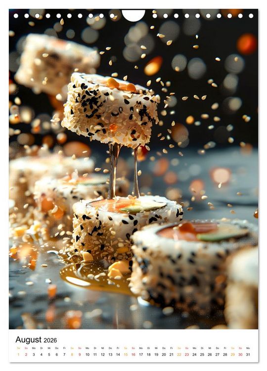 Produktbild: Sushi f&uuml;r Kenner (Wandkalender 2026 DIN A4 hoch), CALVENDO Monatskalender