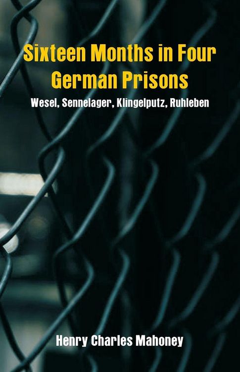Produktbild: Sixteen Months in Four German Prisons