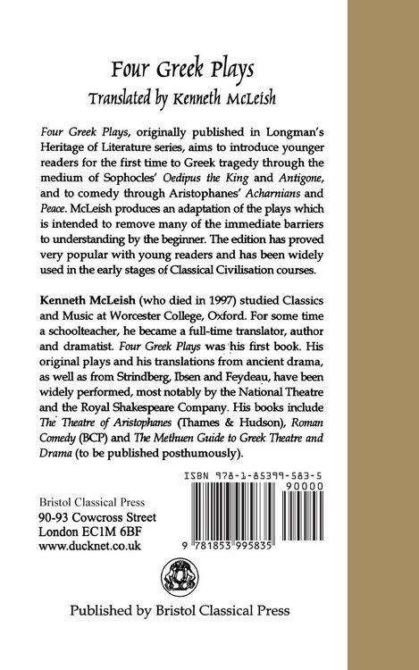 Produktbild: Four Greek Plays