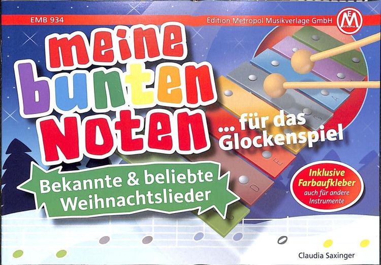Produktbild: Meine bunten Noten f&uuml;r das Glockenspiel