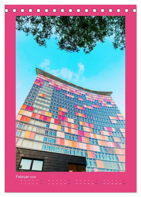 Produktbild: High-Tech-Architektur (Tischkalender 2026 DIN A5 hoch), CALVENDO Monatskalender