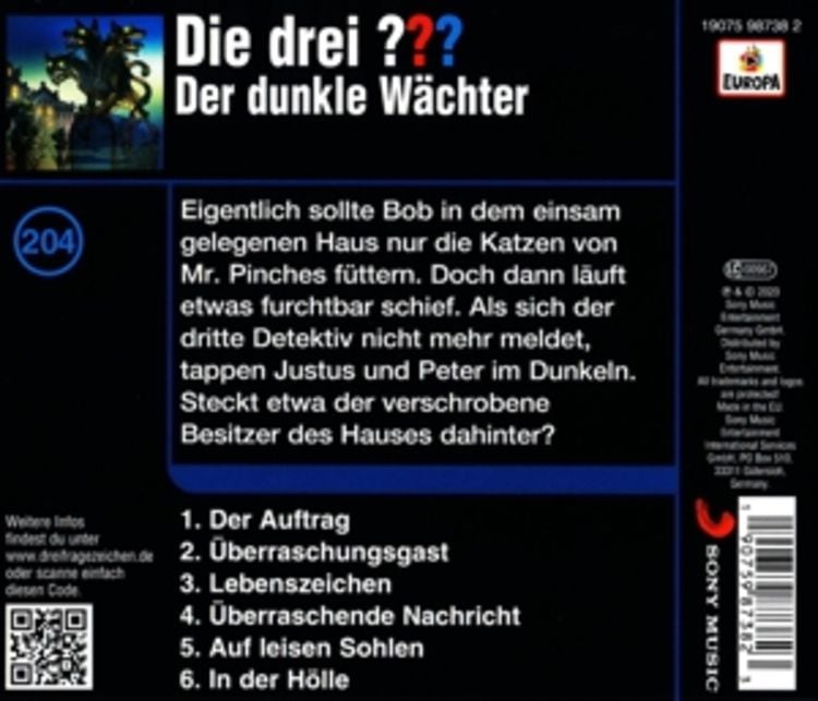 Produktbild: Die drei ??? (204): Der dunkle Wächter