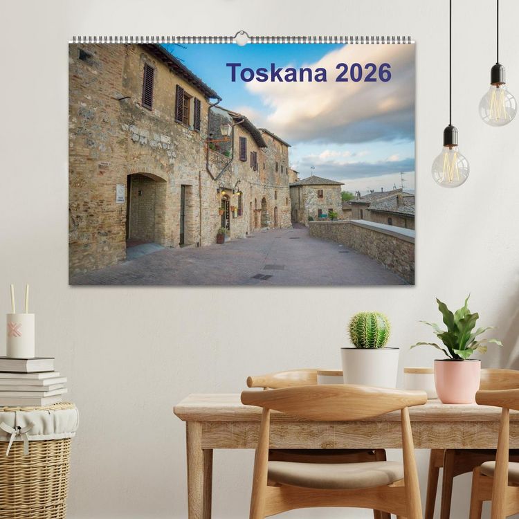 Produktbild: Toskana - 2026 (Wandkalender 2026 DIN A2 quer), CALVENDO Monatskalender