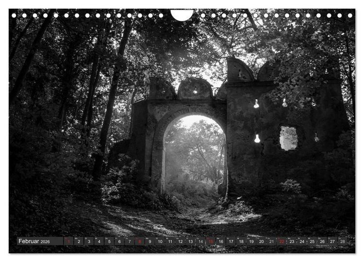 Produktbild: Morbide Zeitzeugen - Orte der Verg&auml;nglichkeit (Wandkalender 2026 DIN A4 quer), CALVENDO Monatskalender