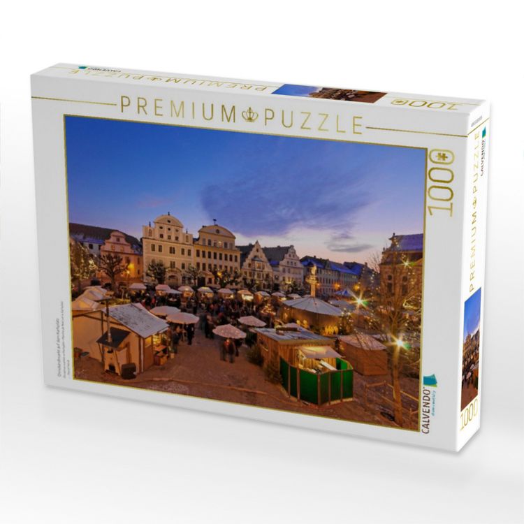 Produktbild: CALVENDO Puzzle Christkindlmarkt auf dem Karlsplatz | 1000 Teile Lege-Gr&ouml;&szlig;e 64x48cm Foto-Puzzle f&uuml;r gl&uuml;ckliche Stunden