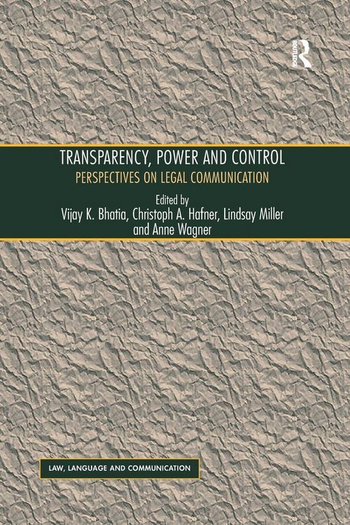 Produktbild: Transparency, Power, and Control