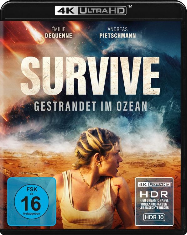 Produktbild: Survive - Gestrandet im Ozean (4K Ultra HD)