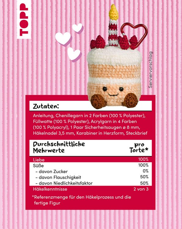 Produktbild: Amusing Lovables H&auml;kelset Barry Cake