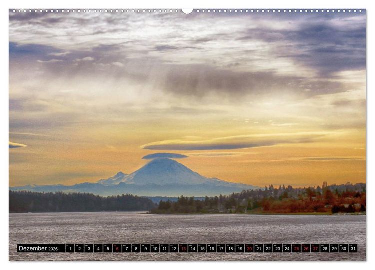 Produktbild: Vancouver - Vancouver Island - Seattle (Wandkalender 2026 DIN A2 quer), CALVENDO Monatskalender