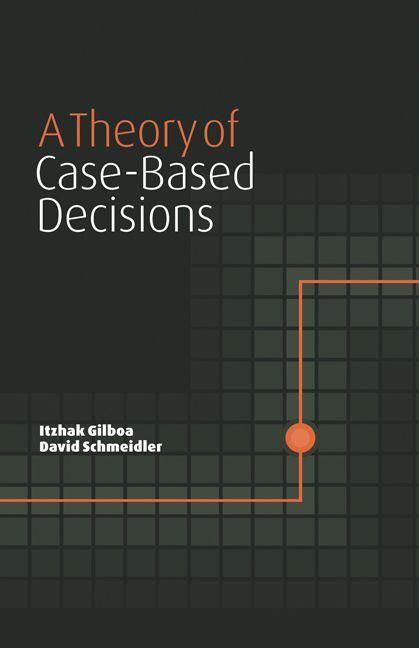 Produktbild: A Theory of Case-Based Decisions