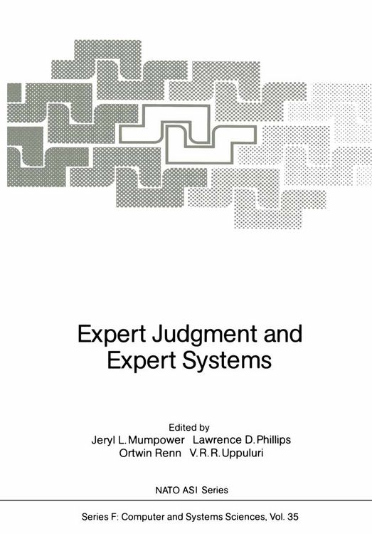 Produktbild: Expert Judgment and Expert Systems