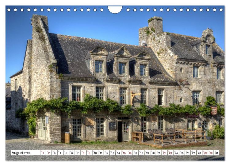 Produktbild: Locronan, ein Highlight in der Bretagne (Wandkalender 2026 DIN A4 quer), CALVENDO Monatskalender