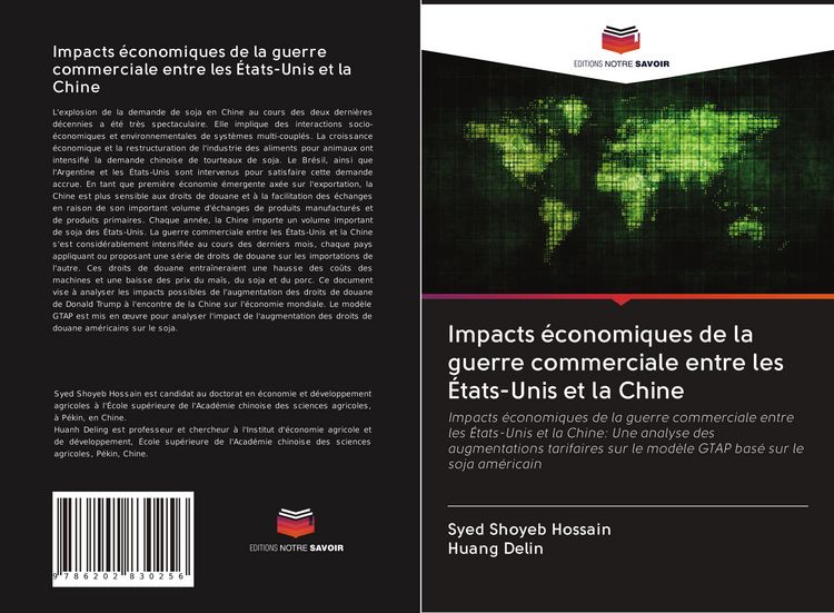 Produktbild: Impacts &eacute;conomiques de la guerre commerciale entre les &Eacute;tats-Unis et la Chine