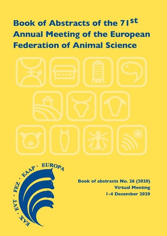 Produktbild: Book of Abstracts of the 71st Annual Meeting of the European Federation of Animal Science