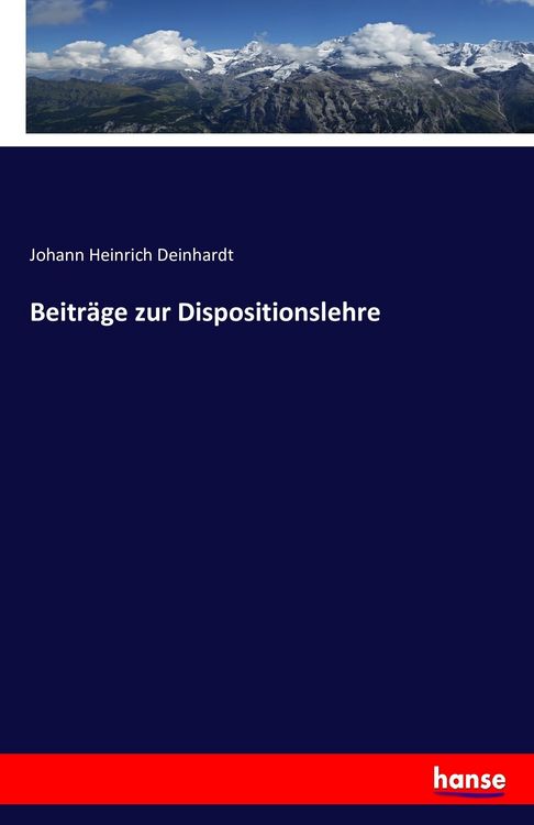 Produktbild: Beitr&auml;ge zur Dispositionslehre
