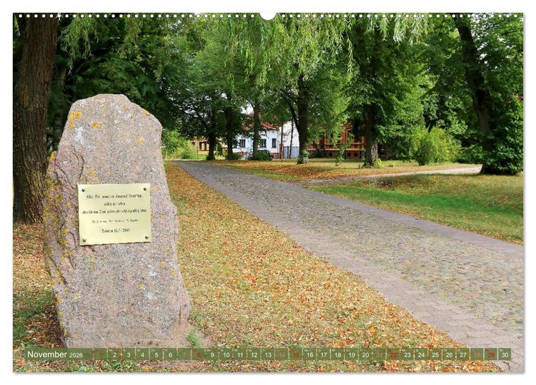 Produktbild: Brandenburg - Sch&ouml;ne Ausflugsziele n&ouml;rdlich von Berlin (Wandkalender 2026 DIN A2 quer), CALVENDO Monatskalender