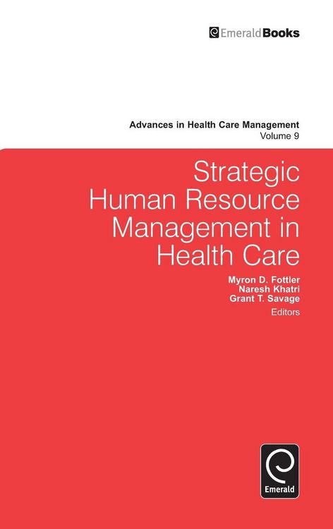 Produktbild: Strategic Human Resource Management in Health Care