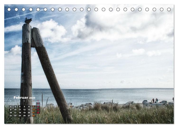Produktbild: L&uuml;becker Bucht Strand - Sport - Flair (Tischkalender 2026 DIN A5 quer), CALVENDO Monatskalender
