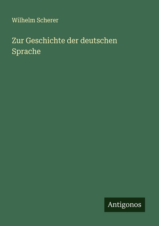 Produktbild: Zur Geschichte der deutschen Sprache