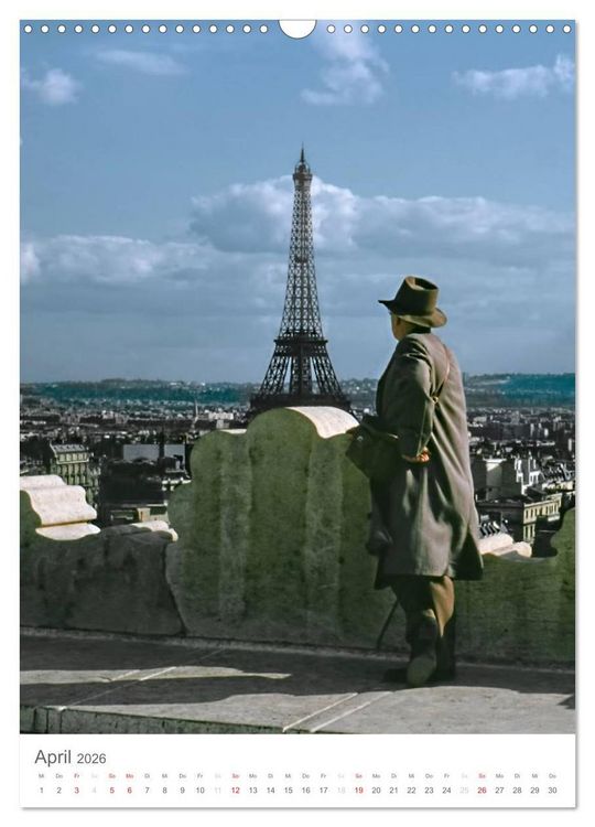 Produktbild: Paris, damals ... (Wandkalender 2026 DIN A3 hoch), CALVENDO Monatskalender